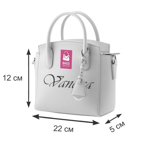 Официална дамска чанта в сребрист цвят. Код: 2191