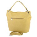 Дамска чанта от еко кожа в жълт цвят. Код: 222