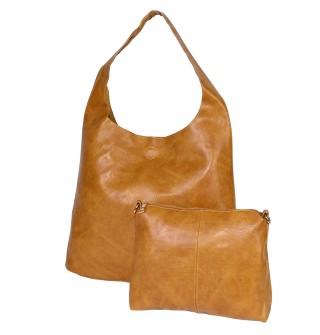 Дамска ежедневна чанта от еко кожа в цвят горчица. КОД 2226