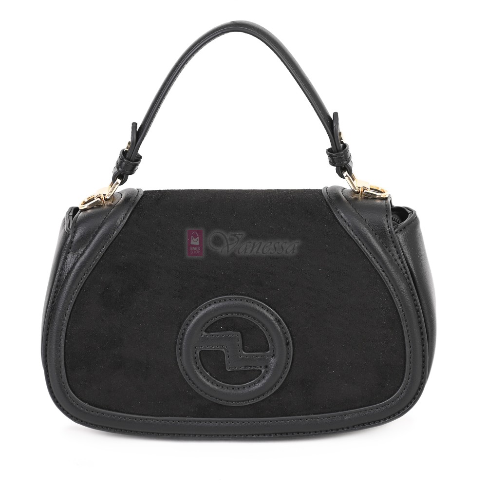 Малка дамска чанта от висококачествена еко кожа в черен цвят. Код: CE227