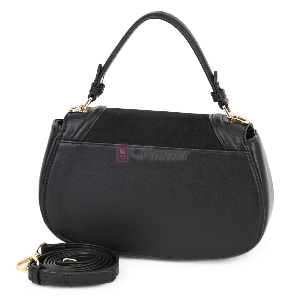 Малка дамска чанта от висококачествена еко кожа в черен цвят. Код: CE227