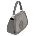 Малка дамска чанта от висококачествена еко кожа в сив цвят. Код: CE227