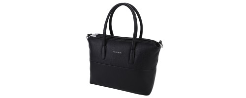 Дамска чанта от висококачествена еко кожа в черен цвят. Код: 23073