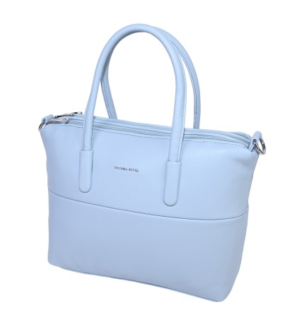 Дамска чанта от висококачествена еко кожа в син цвят. Код: 23073