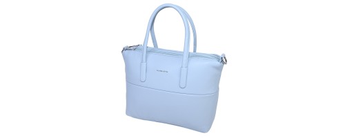 Дамска чанта от висококачествена еко кожа в син цвят. Код: 23073
