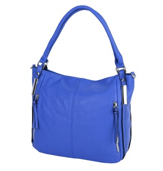  Дамска чанта от еко кожа в син цвят. Код: 2372
