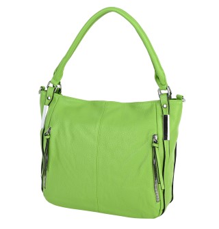  Дамска чанта от еко кожа в зелен цвят. Код: 2372
