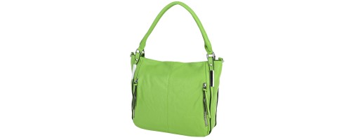  Дамска чанта от еко кожа в зелен цвят. Код: 2372