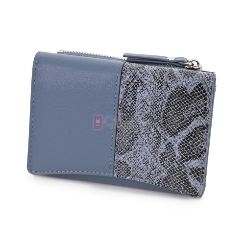 Малко дамско портмоне от еко кожа в син цвят Код: 2416