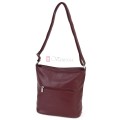 Дамска ежедневна чанта от екологична кожа, в цвят бордо Код: 25-018