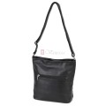 Дамска ежедневна чанта от екологична кожа, в черен цвят Код: 25-018