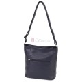 Дамска ежедневна чанта от екологична кожа, в тъмносин цвят Код: 25-018