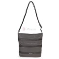 Дамска ежедневна чанта от екологична кожа, в сив цвят Код: 25-018