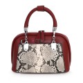 Малка дамска чанта от еко кожа, в цвят бордо. Код: 2554