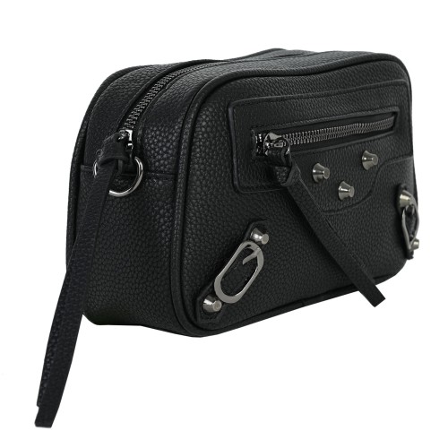 Дамска чанта от еко кожа в черен цвят. Код: 257