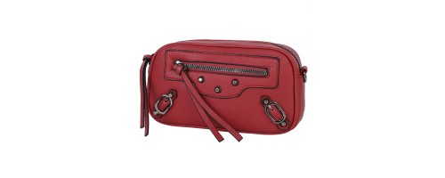  Дамска чанта от еко кожа в червен цвят. Код: 257
