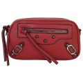Дамска чанта от еко кожа в червен цвят. Код: 257
