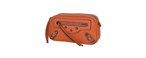  Дамска чанта от еко кожа в оранжев цвят. Код: 257