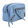 Дамска чанта от еко кожа в син цвят. Код: 257