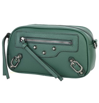  Дамска чанта от еко кожа в зелен цвят. Код: 257