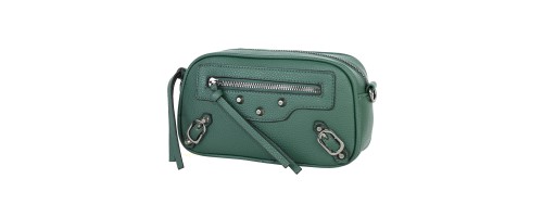  Дамска чанта от еко кожа в зелен цвят. Код: 257