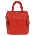 Дамска раница от висококачествена еко кожа в червен цвят. Код: 2585