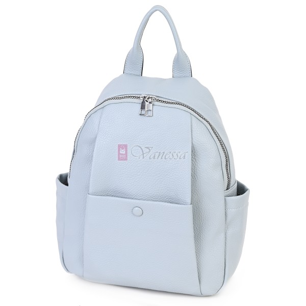  Дамска раница от висококачествена еко кожа в син цвят. Код: 2590