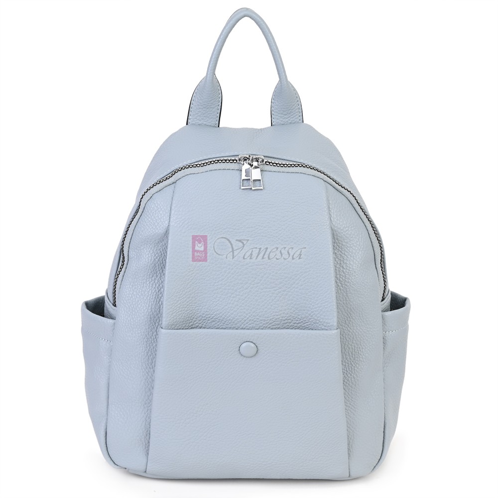  Дамска раница от висококачествена еко кожа в син цвят. Код: 2590