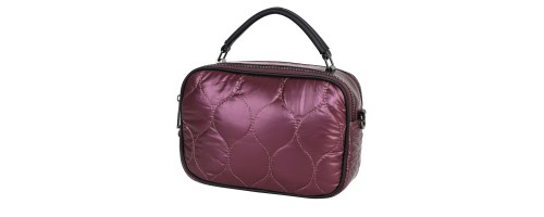  Дамска чанта от текстил в цвят бордо. Код: 263