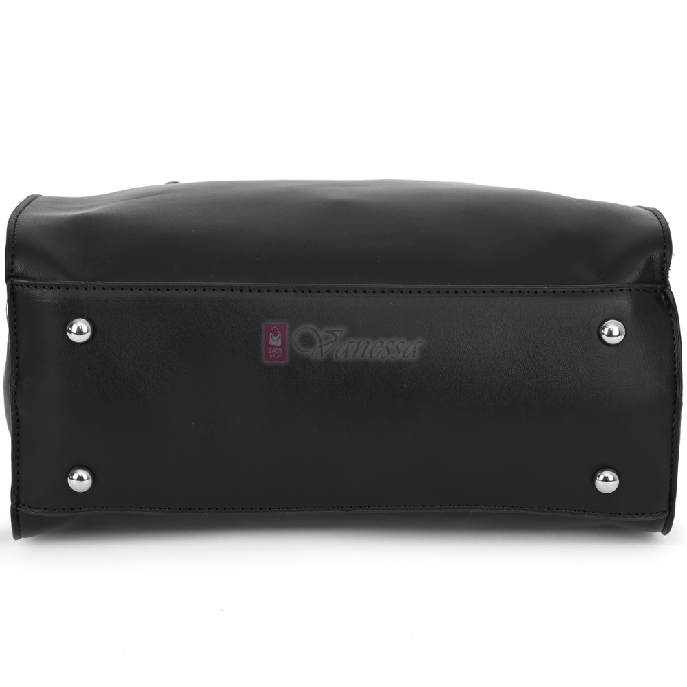  Дамска чанта от висококачествена еко кожа в черен цвят. Код: 2886