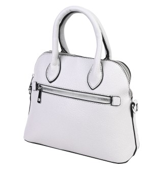 Дамска чанта от еко кожа в бял цвят. Код: 3018