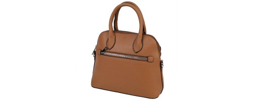 Дамска чанта от еко кожа в светлокафяв цвят. Код: 3018