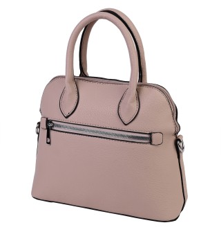 Дамска чанта от еко кожа в розов цвят. Код: 3018