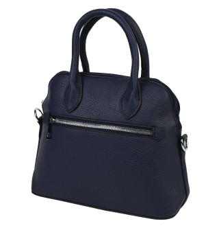 Дамска чанта от еко кожа в тъмносин цвят. Код: 3018