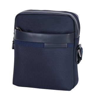 Мъжка чанта от текстил в тъмносин цвят. Код: 3058