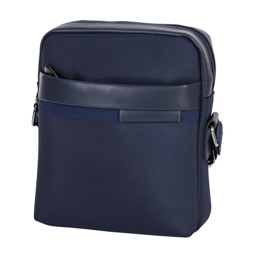 Мъжка чанта от текстил в тъмносин цвят. Код: 3058
