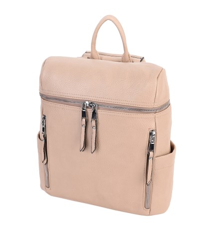  Дамска раница/чанта от висококачествена еко кожа в розов цвят. Код: 3080
