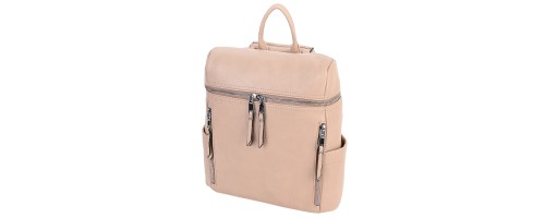  Дамска раница/чанта от висококачествена еко кожа в розов цвят. Код: 3080