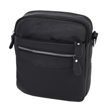 Мъжка чанта от естествена кожа в черен цвят. Код: 3123