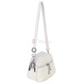 Малка дамска чанта от екологична кожа в бял цвят. Код: 318