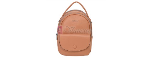  Дамска чанта/раница от еко кожа в светлооранжев цвят. Код: SR322
