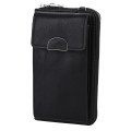 Дамско портмоне/чанта от качествена еко кожа в черен цвят Код JS3326