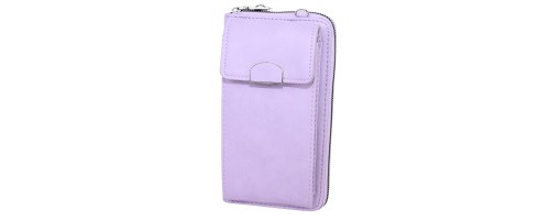 Дамско портмоне/чанта от качествена еко кожа в лилав цвят Код JS3326