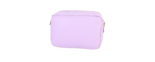 Малка дамска чанта от естествена кожа в лилав цвят. Код: EK3672