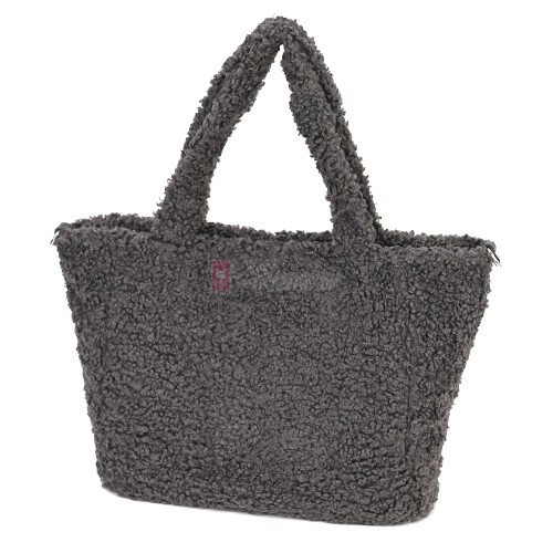 Дамска чанта от текстил, в сив цвят. Код: 3788-30