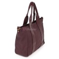 Голяма дамска ежедневна чанта от еко кожа, в цвят бордо. Код: 3792-30