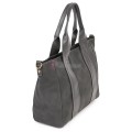 Голяма дамска ежедневна чанта от еко кожа, в сив цвят. Код: 3792-30
