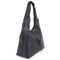 Голяма дамска чанта от еко кожа, в тъмносин цвят. Код: 394