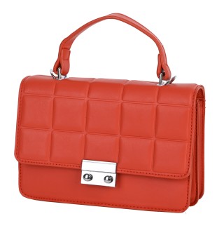  Дамска чанта от еко кожа в червен цвят. Код: 395
