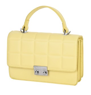  Дамска чанта от еко кожа в жълт цвят. Код: 395